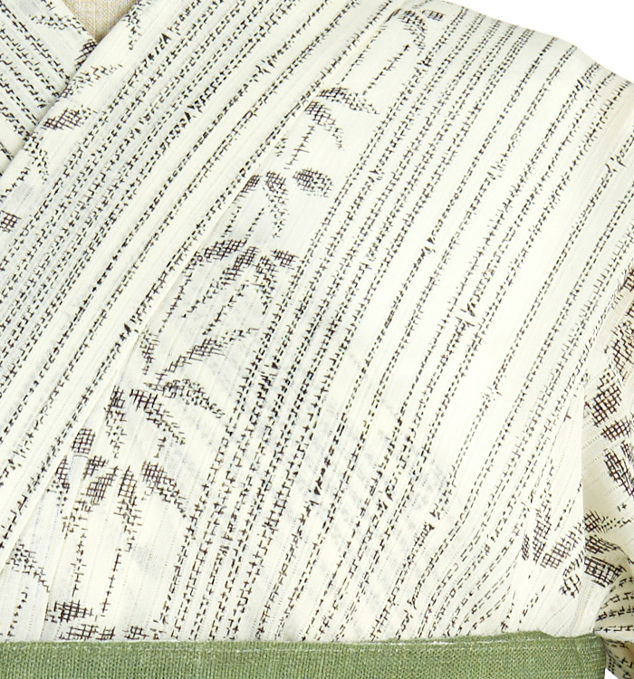 浴衣 麻半巾帯・帯留付き No.LF-0019-Fサイズ_03