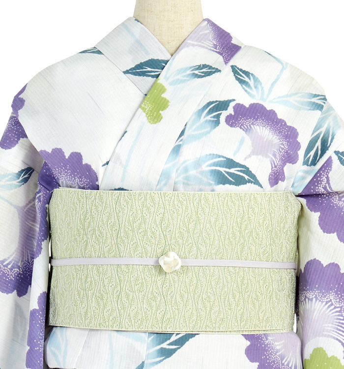IKS COLLECTION 散 浴衣 半巾帯・帯留付き No.LF-0042-Fサイズ_01