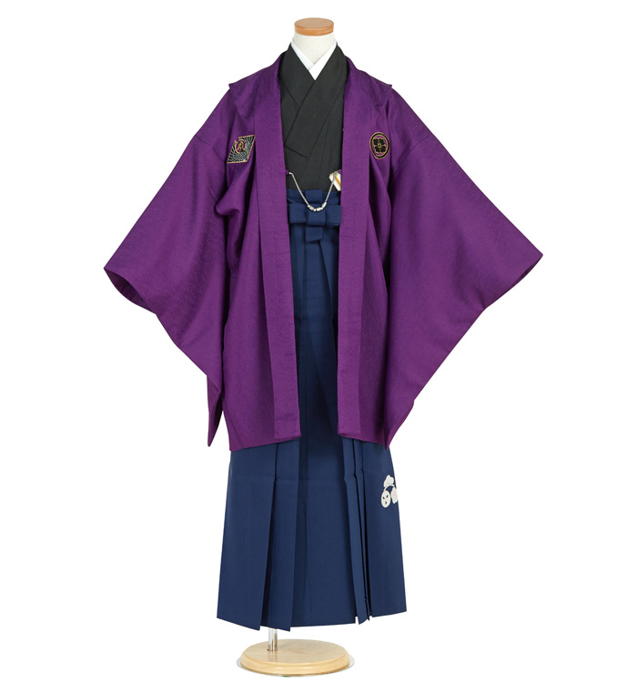 【155cm.】袴　小学生　卒業式 袴4点セット 華やかAD ジュニア) 袴セット 卒業式 小学生 二尺袖