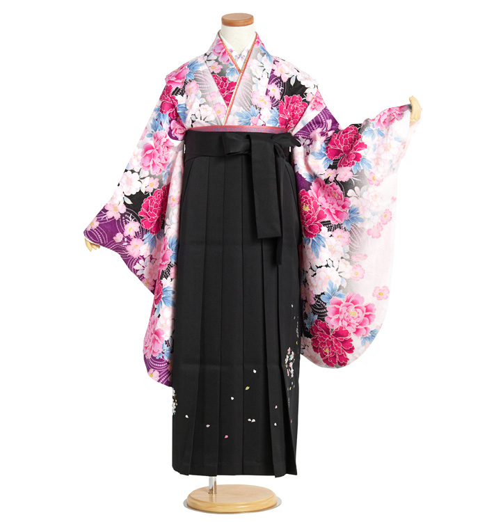 小学生袴 身長134cm~139cm(専用襦袢付)No.NE-0045-3Sサイズ