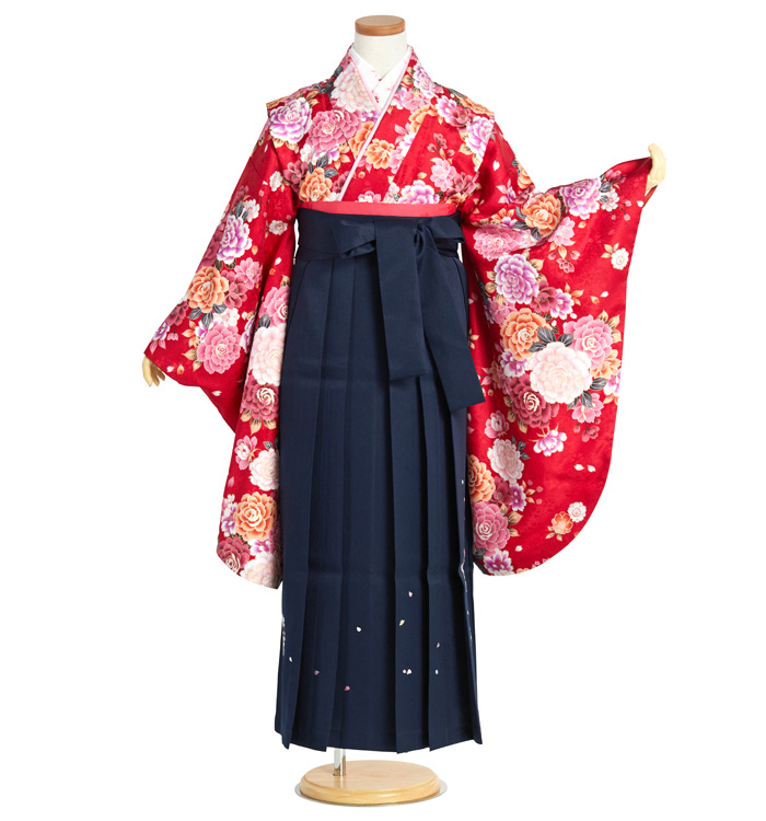 小学生袴 身長134cm～139cm（専用襦袢付）No.NE-0053-3Sサイズ