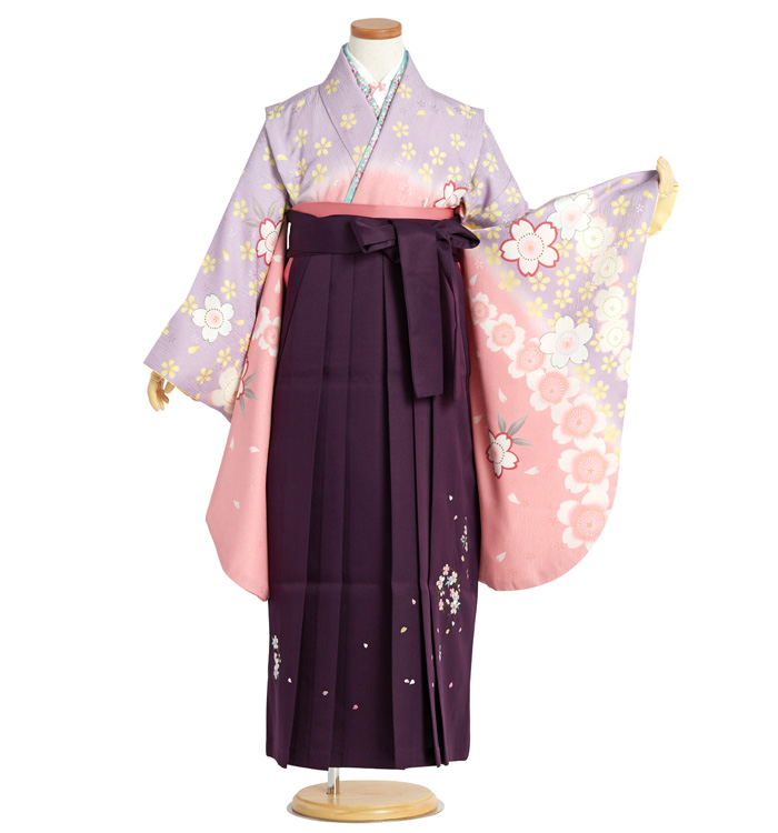 小学生袴 身長134cm～139cm（専用襦袢付）No.NE-0054-3Sサイズ