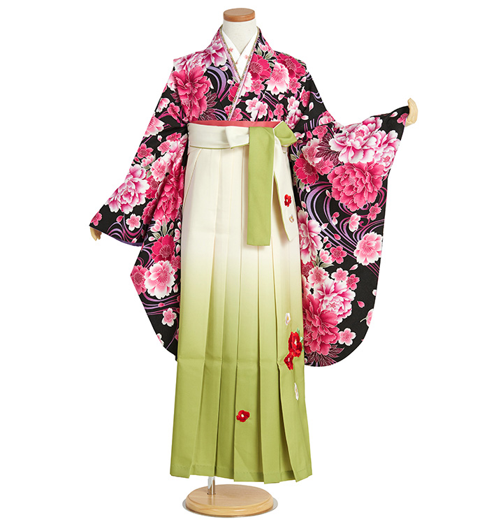 小学生袴 身長140cm～144cm（専用襦袢付）No.NE-0061-2Sサイズ