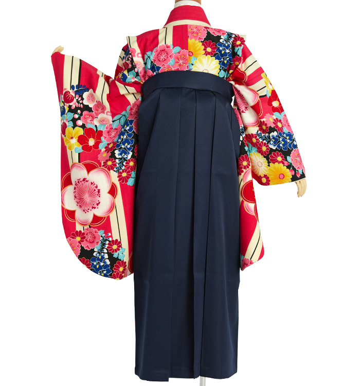 紅一点 小学生袴 身長134cm～139cm（専用襦袢付）No.NE-0070-3Sサイズ_02
