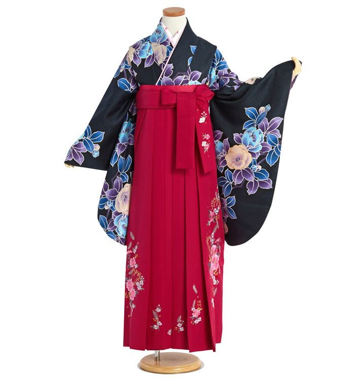 小学生袴 身長145cm～149cm（専用襦袢付）No.NE-0094-Sサイズ