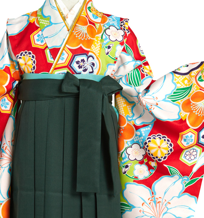 ゆえ 小学生　袴 九重 小学生袴 身長145cm～149cm（専用襦袢付）No.NE-0089-S