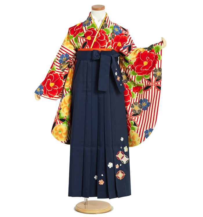 九重 小学生袴 身長140cm～144cm（専用襦袢付）No.NE-0122-2Sサイズの