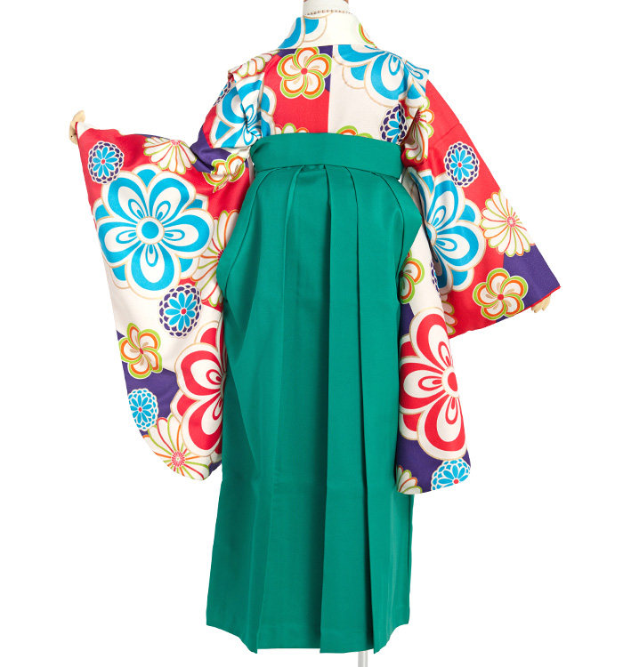 小学生袴 身長134cm～139cm（専用襦袢付）No.NE-0132-3Sサイズの