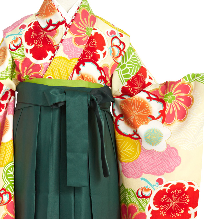 JAPAN STYLE 小学生袴 身長134cm～139cm（専用襦袢付）No.NE-0138-3S