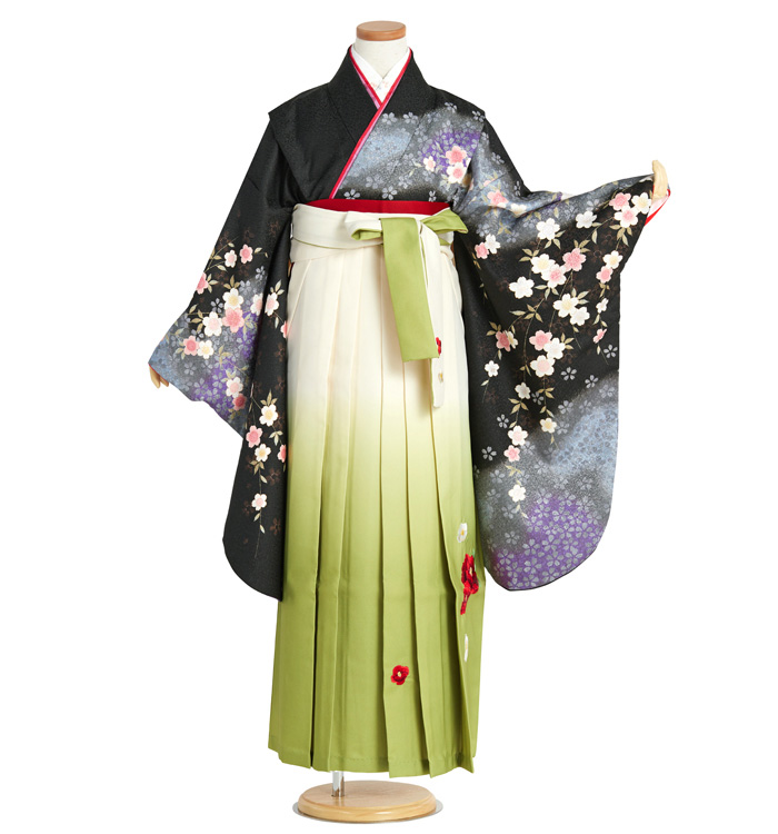 小学生袴 身長140cm～144cm（専用襦袢付）No.NE-0141-2Sサイズ
