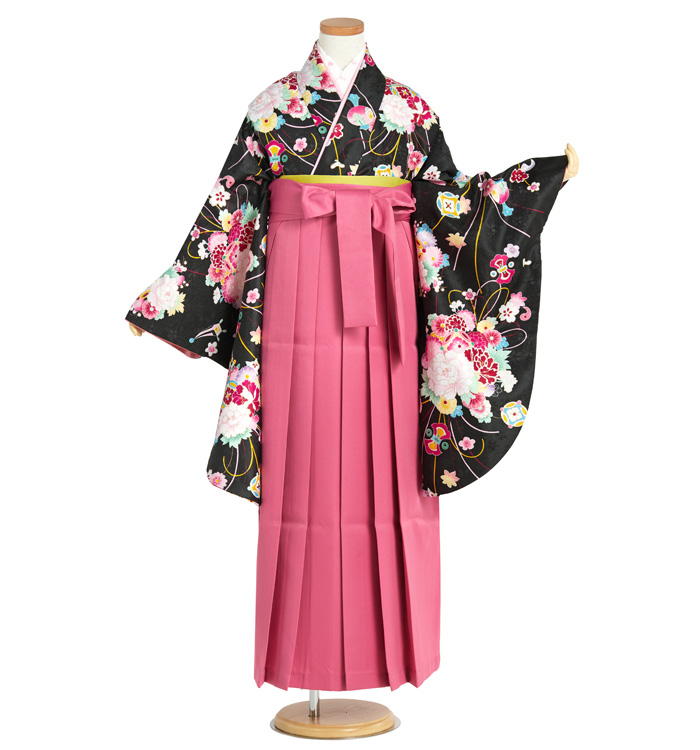 小学生袴 身長145cm～149cm（専用襦袢付）No.NE-0142-Sサイズの 