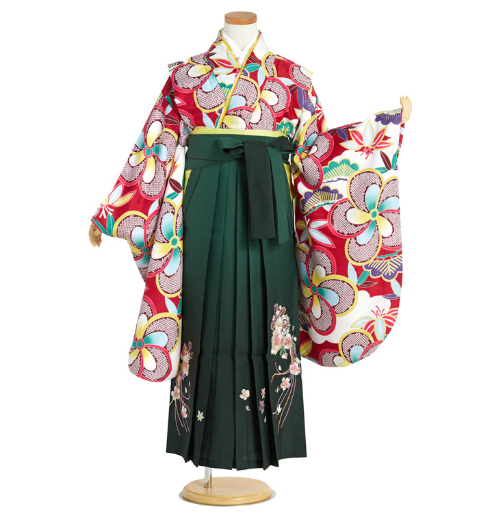 小学生袴 身長134cm～139cm（専用襦袢付）No.NE-0169-3Sサイズの