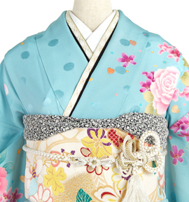 刺繍半衿付き正絹長襦袢-Lサイズ No.ZA-5705-03のレンタル|きもの365 刺繍半衿付き正絹長襦袢-Lサイズ No.ZA-5705-03のレンタル|きもの365