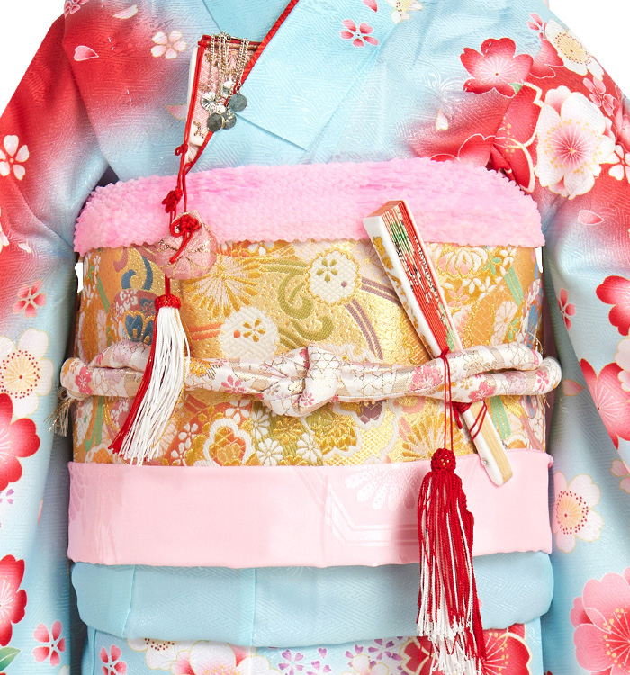 七五三 7歳女児用 帯〆 No.ZM-5008-30