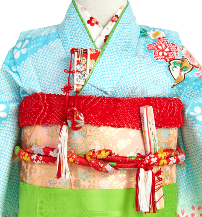 七五三 7歳女児用 帯揚 No.ZM-5012-50