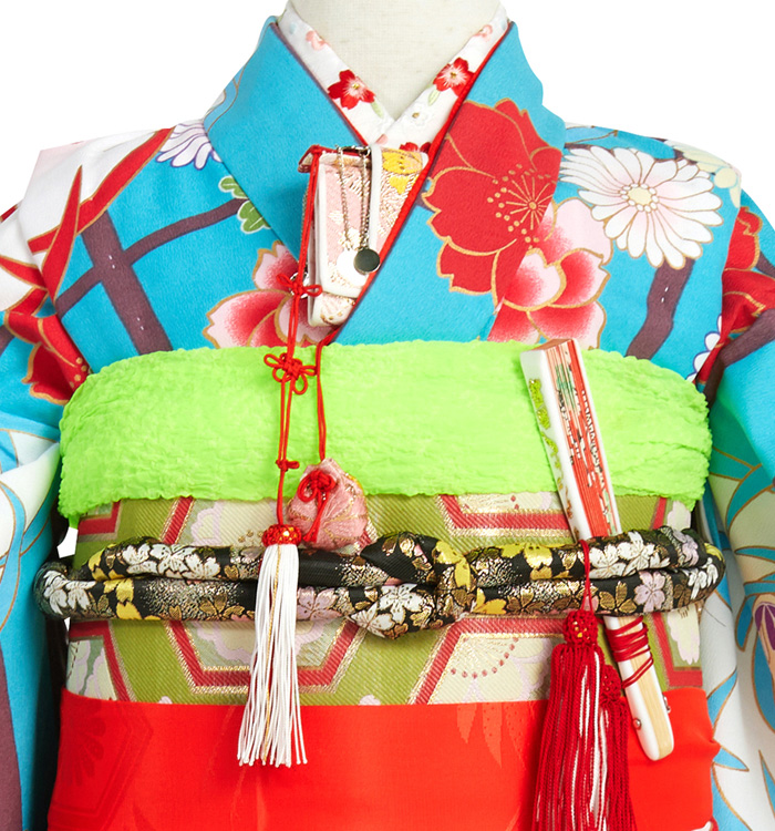 七五三 7歳女児用 帯揚 No.ZM-5014-50