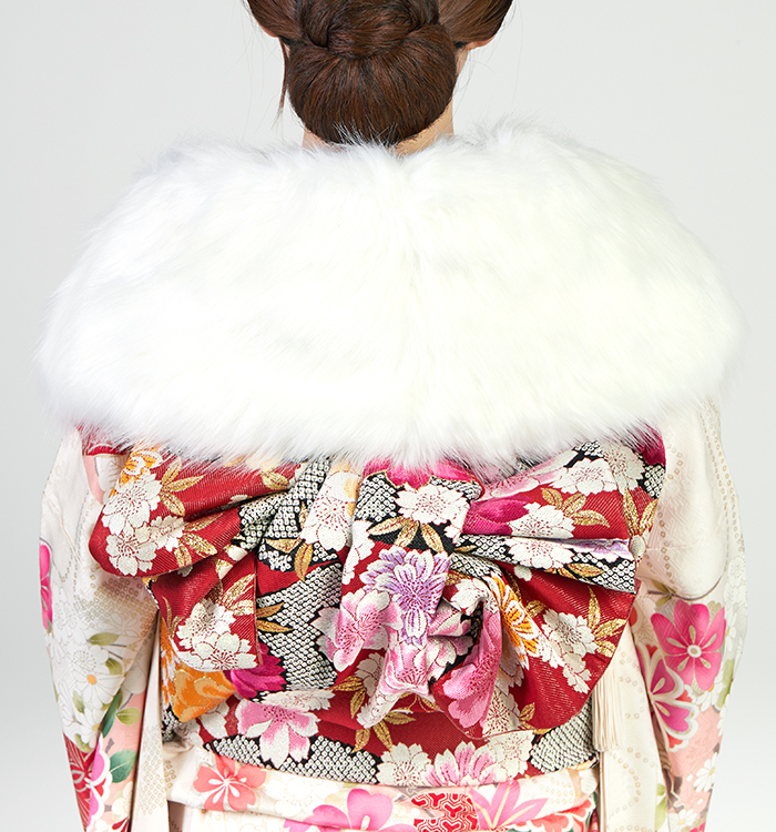 振袖用フェイクファーショール No.ZX-5001-00のレンタル｜きもの365