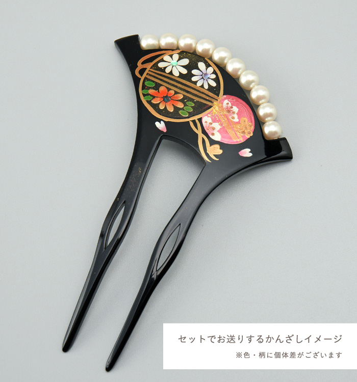 【かんざし付】友禅 黒留袖 No.CA-0601-Mサイズ_01