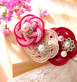 水引の梅結びかんざし １ No.5ZN-0192-00