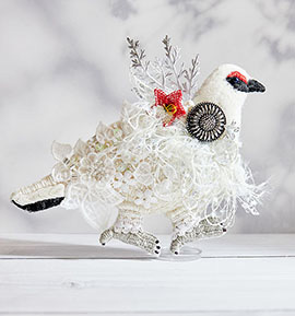 irodori az brooch(ライチョウ) No.5XW-0003-00の通販｜きもの365