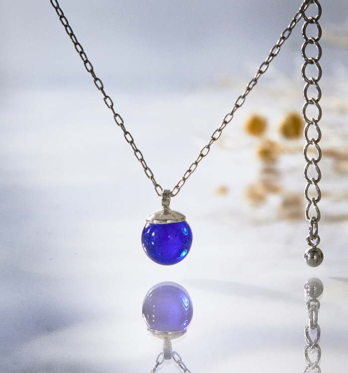 ガラス玉ペンダント】瑠璃玉 No.5WI-0030-00の通販｜きもの365