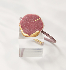 六角タイルのヘアゴム No.5VD-0024-00