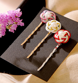 おかぴ 水引のヘアピン No.5VD-0044-01の通販｜きもの365