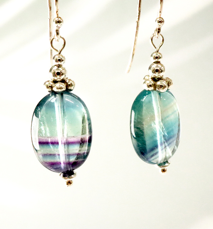 マルチカラーフローライトのピアス No.5XE-0035-00の通販｜きもの365