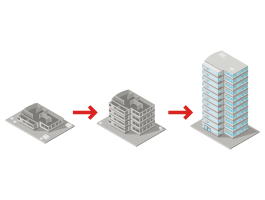 ［ビルが］できます