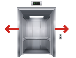 ［ドアが］開きます