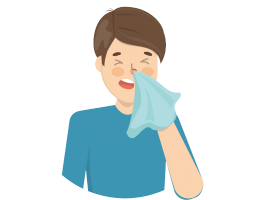 ［風邪を］ひきます