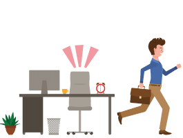 ［席を］外します