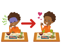 ［習慣に］慣れます