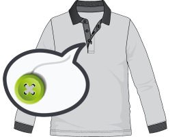 ［ボタンが］取れます