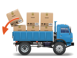 ［荷物が］落ちます