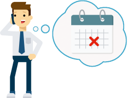 キャンセルします