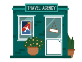 旅行代理店