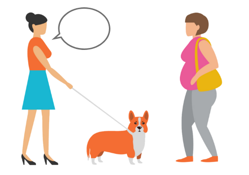 お出かけですか。