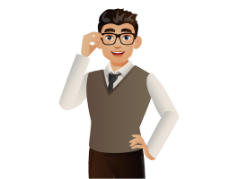 ［眼鏡を］かけます