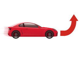 ［車が］動きます