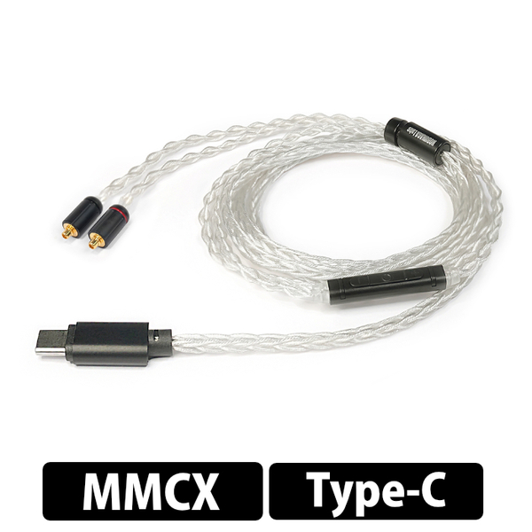 MMCX BRAIDED CABLE 4.4MM PLUG IEシリーズ用 ブレードケーブル 4.4mm