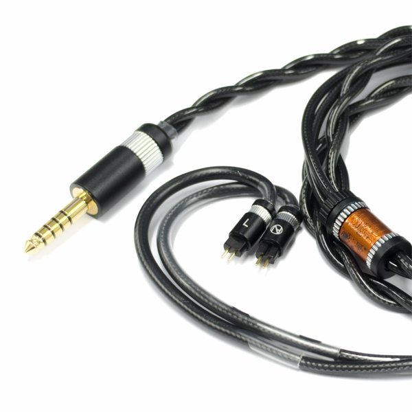 MMCX BRAIDED CABLE 4.4MM PLUG IEシリーズ用 ブレードケーブル 4.4mm