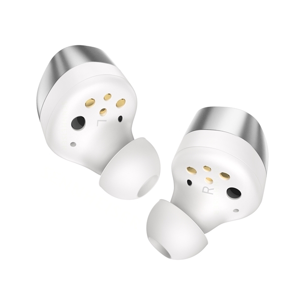 未使品 MTW4ホワイトシルバー 【左側のみL】 SENNHEISER 【中古】MOMENTUM True Wireless 4 ホワイトシルバー