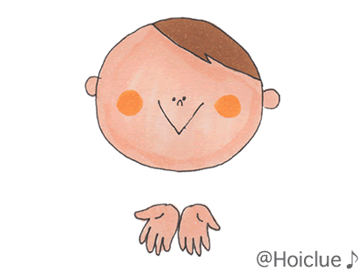 ♪ 子ども:(胸の前でりんごをキャッチするジェスチャーをする) ♪ 子ども:(胸の前でりんごをキャッチするジェスチャーをする)