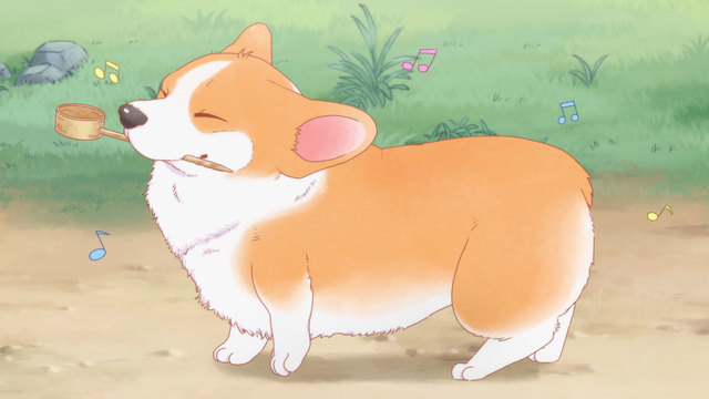 殿と犬