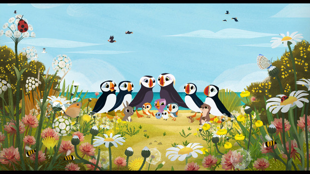 パフィンの小さな島