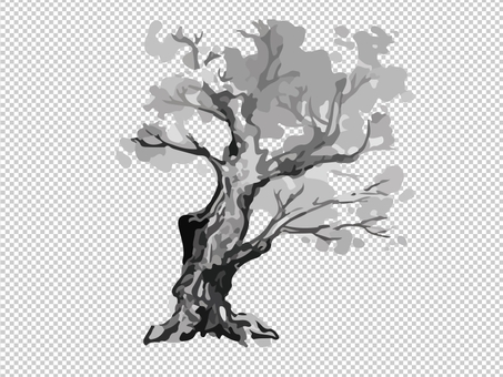 Ink Painting_Tree Ink Painting_Tree