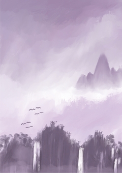 中國風山水素材, JPEG, PNG 和 AI 中國風山水素材, china style, chinese painting, mountain forest, JPEG, PNG 和 AI