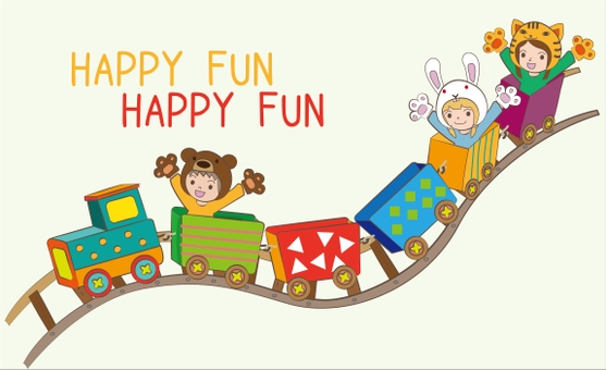 child riding the train, cute, illustration, art, JPG and AI