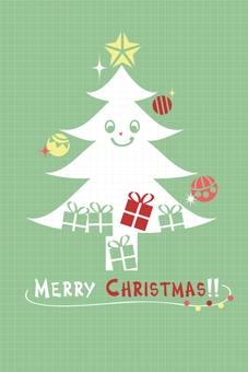 christmas tree christmas card, a smile, present, christmas, JPG and AI